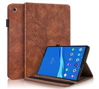Succtop Funda para Lenovo Tab M10 Plus 10.3 Pulgadas Cuero PU Folio Estar Funda Titular Pluma Billetera Tableta Carcasa Funda para Lenovo Tab M10 Plus 10.3 (2.a Generación) TB-X606F TB-X606X Castaño