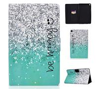 Succtop Funda Samsung Tab A 10.1 Palgadas 2019 Carcasa Cuero PU Flip Stand Tablet Caso con Cinturón Antideslizante y Ranura Tarjetas para Samsung Galaxy Tab A 2019 10.1" SM-T510 SM-T515 Siate Felici