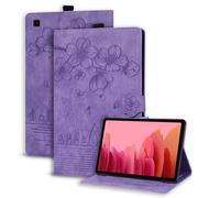 Succtopy Funda para Galaxy Tab A7 10.4" 2022/2020 SM-T500/T509/T505/T507/T503 Ultra Slim PU Protectora Tableta Carcasa con Soporte Pencil, Función de Soporte para Samsung Tab A7 Violeta