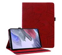 Succtopy Funda para Galaxy Tab A7 Lite 2021 SM-T225 / T220 8.7, Stand Función Protectora Cover Case Samsung Tableta T220, Visión Múltiple Delgada Carcasa Samsung Tab A7 Lite T225 / T220, Rojo