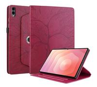 Succtopy Funda para Galaxy Tab S11 Ultra 2025 14.6" SM-X930 SM-X936 Rotación de 360 Grados Carcasa con Soporte Pencil Cover con Función de Soporte para Samsung Galaxy Tab S11 Ultra 2025 Rojo