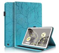 Succtopy Funda para Google Pixel Tablet 11 Pulgadas 2023 Ultra Slim PU Protectora Tableta Cover Google Pixel Tablet 11" Carcasa con Función de Soporte Google Pixel Tablet 2023 - Azul