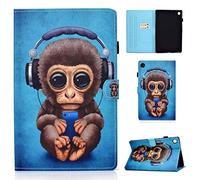 Succtopy Funda para Huawei MatePad T10/T10S 2020, Ultra Delgado Carcasa Tablet Huawei T10S 10.1 AGS3-L09 AGS3-W09, Stand Función Cover Case Huawei T10 9.7 AGR-L09 AGR-W09,Mono de la Música