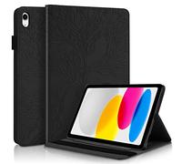 Succtopy Funda para iPad 11ª Generación 2025 11" (A16) / iPad 10ª Generación 2022 10.9" Ultra Slim PU Protectora Tableta Cover con Función de Soporte Carcasa con Soporte Pencil Negro