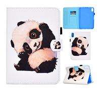 Succtopy Funda para iPad mini 6ª generación 2021 de 8,3 pulgadas, funda tipo libro de piel sintética para iPad mini 6 para dormir/despertar con soporte para iPad mini 6 2021, panda