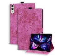 Succtopy Funda para Lenovo Idea Tab Pro Gen 2 13 Pulgadas 2026 Folio Flip PU Cuero Funda Tablet con Soporte para Lápiz y Función de Soporte para Lenovo Idea Tab Pro Gen 2 2026 13 Pulgadas Rosa Rojo