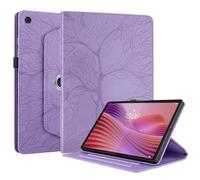 Succtopy Funda para Lenovo Tab 2025 10.1 Pulgadas Rotación de 360 Grados Carcasa con Soporte Pencil Cover con Función de Soporte para Lenovo Tab TB311FU 2025 10.1 Pulgadas Violeta