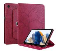 Succtopy Funda para Lenovo Tab 2025 10.1 Pulgadas Rotación de 360 Grados Carcasa con Soporte Pencil Cover con Función de Soporte para Lenovo Tab TB311FU 2025 10.1 Pulgadas Rojo