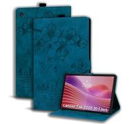 Succtopy Funda para Lenovo Tab 2025 10.1 Pulgadas Ultra Slim PU Protectora Tableta Carcasa con Soporte Pencil Cover con Función de Soporte para Lenovo Tab TB311FU 2025 10.1 Pulgadas Azul Real