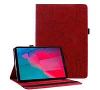 Succtopy Funda para Lenovo Tab M10 HD 2nd Gen 10.1 2020 TB-X306X / TB-X306F, Ultra Delgado Carcasa Tablet Lenovo M10 10.1 2ª Gen, Stand Función Cover Case Lenovo Tablet M10 HD 2, Rojo