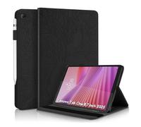 Succtopy Funda para Lenovo Tab One 8.7 Pulgadas 2025 Cuero PU Protectora Tableta Cover con Función de Soporte Carcasa con Soporte Pencil para Lenovo Tab One 8.7 Pulgadas 2025 Negro