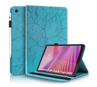 Succtopy Funda para Lenovo Tab One 8.7 Pulgadas 2025 Cuero PU Protectora Tableta Cover con Función de Soporte Carcasa con Soporte Pencil para Lenovo Tab One 8.7 Pulgadas 2025 Azul
