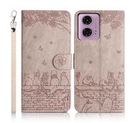 Succtopy Funda para Motorola Moto G24 4G Flip Fundas de Cuero PU Premium Cover Motorola Moto G24 4G Magnético Tarjetero y Suporte Silicona Carcasa Compatible con Motorola Moto G24 4G Gris