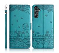 Succtopy Funda para Samsung Galaxy A05s 4G Flip Fundas de Cuero PU Premium Cover Samsung Galaxy A05s 4G Magnético Tarjetero y Suporte Silicona Carcasa Compatible con Samsung Galaxy A05s 4G Azul