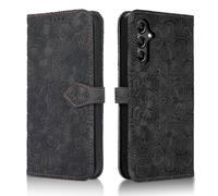Succtopy Funda para Samsung Galaxy A05s 4G PU Cuero Flip Carcasa Fundas Móvil de Tapa Libro con Cierre Magnético para Samsung Galaxy A05s 4G Flip Wallet Cover Case con Samsung A05s 4G Negro