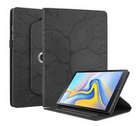 Succtopy Funda para Samsung Galaxy Tab A 10.5 2018 SM-T590/T595 Rotación de 360 Grados Carcasa con Soporte Pencil Cover con Función de Soporte para Galaxy Tab A 10.5 Pulgadas 2018 Negro