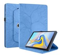 Succtopy Funda para Samsung Galaxy Tab A 10.5 2018 SM-T590/T595 Rotación de 360 Grados Carcasa con Soporte Pencil Cover con Función de Soporte para Galaxy Tab A 10.5 Pulgadas 2018 Azul
