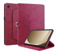 Succtopy Funda para Samsung Galaxy Tab A11+/A11 Plus 11 Pulgadas 2025 SM-X230 SM-X235 SM-X236B Rotación de 360 Grados Carcasa con Soporte Pencil Cover con Función de Soporte Rojo