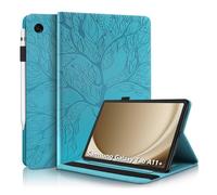 Succtopy Funda para Samsung Galaxy Tab A11+/A11 Plus 11 Pulgadas 2025 SM-X230 SM-X235 SM-X236B Ultra Slim PU Protectora Tableta Cover con Función de Soporte Carcasa con Soporte Pencil Azul