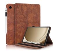 Succtopy Funda para Samsung Galaxy Tab A11+/A11 Plus 11 Pulgadas 2025 SM-X230 SM-X235 SM-X236B Ultra Slim PU Protectora Tableta Cover con Función de Soporte Carcasa con Soporte Pencil Marrón