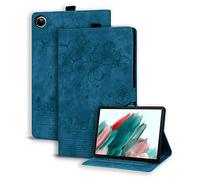 Succtopy Funda para Samsung Galaxy Tab A8 10.5 Pulgadas 2021,Ultra Slim PU Protectora Tableta Cover Samsung Tab A8 2021,Carcasa con Función de Soporte para Galaxy Tab A8 SM-X200/X205/X207,Azul Real