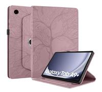Succtopy Funda para Samsung Galaxy Tab A9+/ A9 Plus 11 Pulgadas 2023 SM-X210/ X216 Rotación de 360 Grados Carcasa con Soporte Pencil Cover con Función de Soporte Oro Rosado