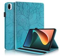 Succtopy Funda para Xiaomi Mi Pad 5/ Mi Pad 5 Pro 11" 2021, Folio Flip Funda PU Piel Sintética Ultradelgado Standing Wallet Protectora Tableta Cover Xiaomi Mi Pad 5 2021,Azul