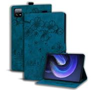 Succtopy Funda para Xiaomi Pad 6/Pad 6 Pro 11 Pulgadas 2023,Ultra Slim PU Protectora Tableta Cover para Xiaomi Pad 6 11" 2023,Carcasa con Función de Soporte Xiaomi Pad 6 Pro 11" 2023,Azul Real