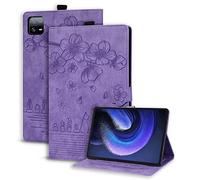 Succtopy Funda para Xiaomi Pad 6/Pad 6 Pro 11 Pulgadas 2023,Ultra Slim PU Protectora Tableta Cover para Xiaomi Pad 6 11" 2023,Carcasa con Función de Soporte Xiaomi Pad 6 Pro 11" 2023,Violeta