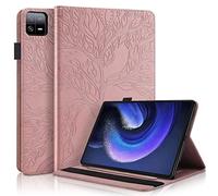Succtopy Funda para Xiaomi Pad 6/Pad 6 Pro 11 Pulgadas 2023,Ultra Slim PU Protectora Tableta Cover Xiaomi Pad 6 11" 2023,Carcasa con Función de Soporte para Xiaomi Pad 6 Pro 11" 2023,Oro Rosado