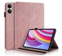 Succtopy Funda para Xiaomi Redmi Pad Pro 12.1 Pulgadas 2024 Ultra Slim PU Protectora Tableta Cover con Función de Soporte,Carcasa con Soporte Pencil Xiaomi Redmi Pad Pro Oro Rosado
