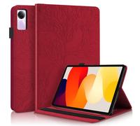 Succtopy Funda para Xiaomi Redmi Pad SE 11 Pulgadas 2023 Ultra Slim PU Protectora Tableta Cover Xiaomi Redmi Pad SE 11" Carcasa con Función de Soporte Xiaomi Redmi Pad SE 2023 Rojo