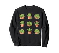 Succulent Cats Gardener Plant Lover Aesthetic Sudadera