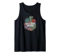 Succulent Hunter Plant Lover Gardening Botanical Design Camiseta sin Mangas