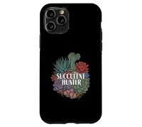 Succulent Hunter Plant Lover Gardening Botanical Design Carcasa para iPhone 11 Pro