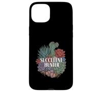 Succulent Hunter Plant Lover Gardening Botanical Design Carcasa para iPhone 15 Plus