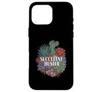 Succulent Hunter Plant Lover Gardening Botanical Design Carcasa para iPhone 16 Pro MAX
