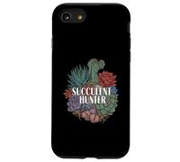 Succulent Hunter Plant Lover Gardening Botanical Design Carcasa para iPhone SE (2020) / 7/8