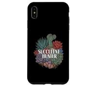 Succulent Hunter Plant Lover Gardening Botanical Design Carcasa para iPhone XS MAX