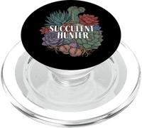 Succulent Hunter Plant Lover Gardening Botanical Design PopSockets PopGrip para MagSafe