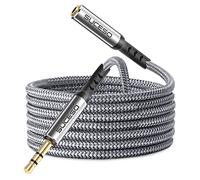 SUCESO Cable Alargador Audio Cable Extensión Jack Aux 3,5 mm Nylon Trenzado Jack Audio Estéreo 3.5mm Macho a Hembra para Auriculares Altavoces TV PC PS4 HiFi Receptor Automóvil MP3 Player Laptop-3M