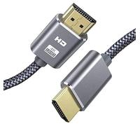SUCESO Cable HDMI 4K 2M Cable HDMI 2.0 de Alta Velocidad Trenzado de Nailon Ultra HD 4K a 60Hz a 18Gbps Soporta con Video 4K UHD 2160p,HD 1080p,3D,Ethernet,Xbox 360,BLU-Ray PS3 PS4 ARC HDCP 2.2-Gris