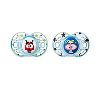 Sucette - TOMMEE TIPPEE - FUN - 18-36 mois - Lot de 2 sucettes symétriques sans BPA - Capsule de stérilisation réutilisable