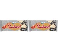 Suchard Oreo Turrón de Chocolate Blanco con Galleta Oreo, 230g (Paquete de 2)