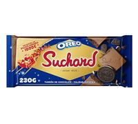Suchard Turrón De Chocolate Con Leche Y Galletas Oreo Navideño - Tableta De G, Navidad Y Fiestas, 260 Gramo