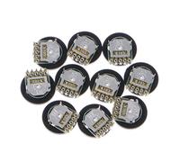 SUCHUANGUANG 10 Piezas B103 16x2mm 10K Ohm Dial Doble Rueda de Volumen cónico potenciómetro dúplex Rueda potenciómetro dúplex