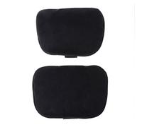 SUCHUANGUANG 2 Piezas Universal reposacabezas de Coche Clase S Almohada Ultra Suave para Mercedes Benz Maybach Almohada para el Cuello Negro
