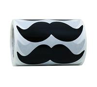 SUCHUANGUANG 200 Piezas/Rollo Impermeable Bigote Pegatina Pizarra Etiquetas calcomanía para portátil Coche Etiqueta Adhesiva