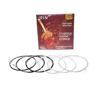 SUCHUANGUANG 6Pieces / Set C101 Cuerdas de Guitarra clásica Cuerda Plateada de Fibra de Nailon Negro
