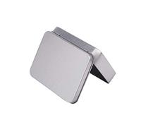 SUCHUANGUANG Caja de Almacenamiento pequeña de Metal y Plata para Organizador de Cajas para Dinero, Monedas, Caramelos, Plata